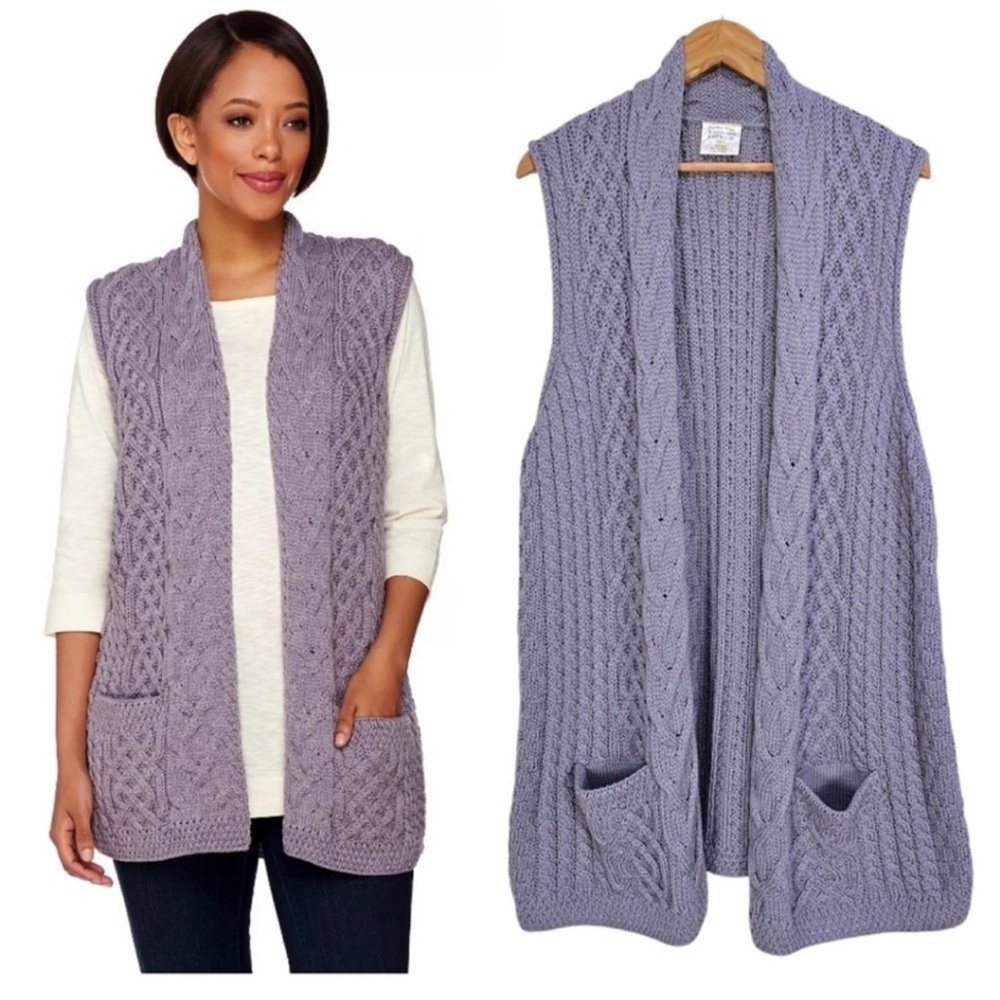 Kilronan purple vest